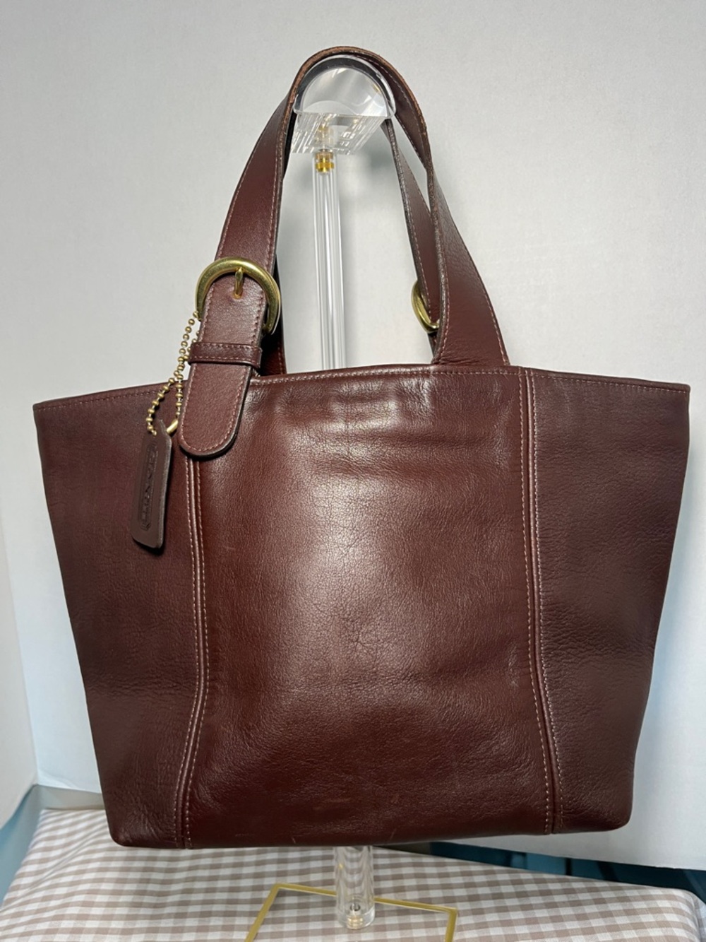 Vintage Coach Soho Waverly Tote 4133 in Chocolate Brown with Hang Tag - Picture 2 of 7